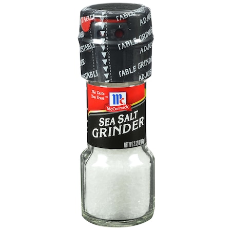 Mccormick McCormick Sea Salt Grinder 2.12 oz. Grinder, PK36 900033011